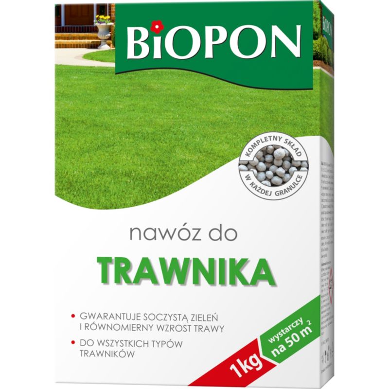 Biopon gødning til græsplæner 1 kg