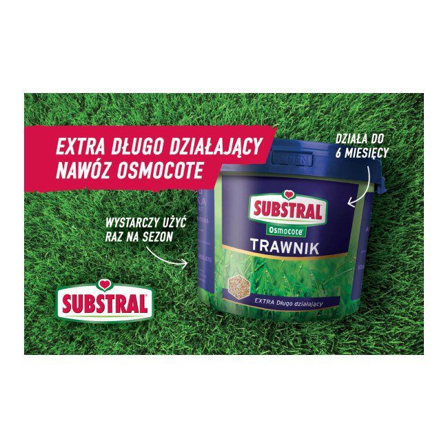Gødning til græsplæner Substral Osmocote 5 kg