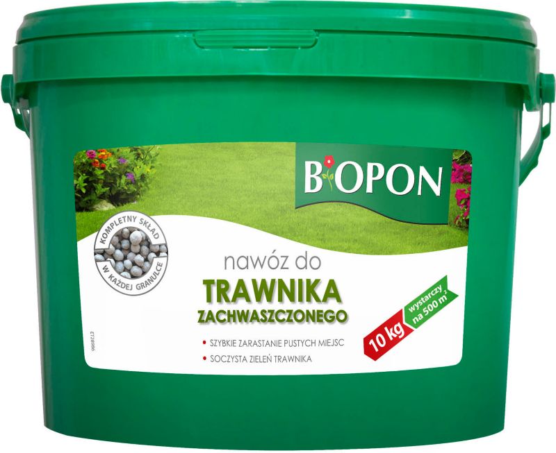 Biopon gødning til ukrudtsplagede græsplæner 10 kg