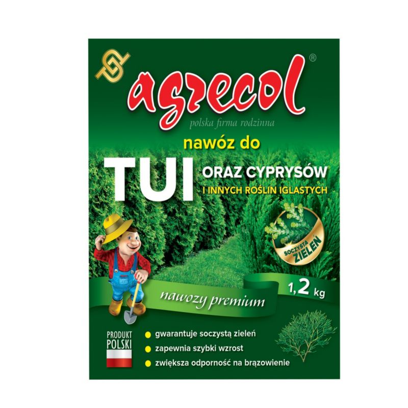 Gødning til thuja og cypresser Agrecol 1,2 kg