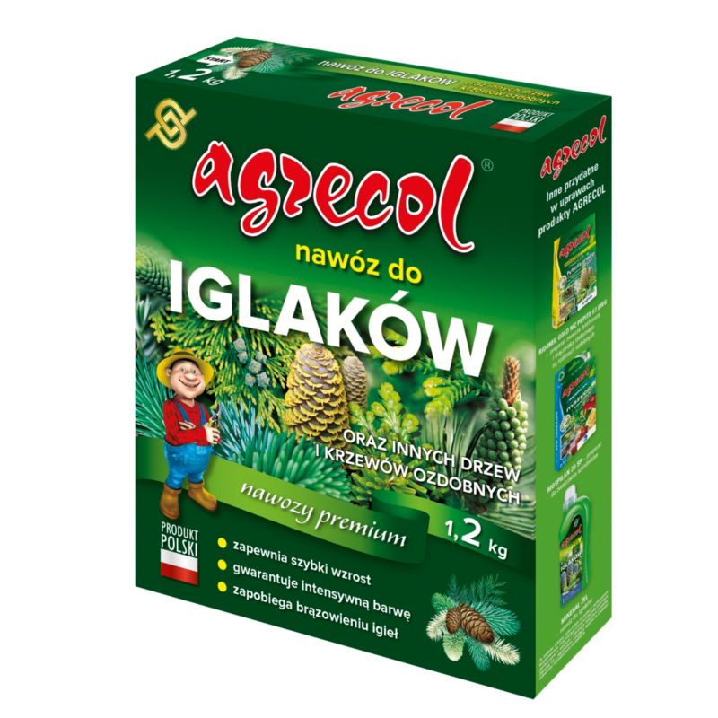Gødning mod brunfarvning af nåle Agrecol 1,2 kg