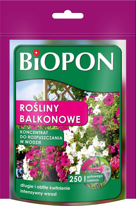 Biopon vandopløselig gødning til altankrukker 250 g