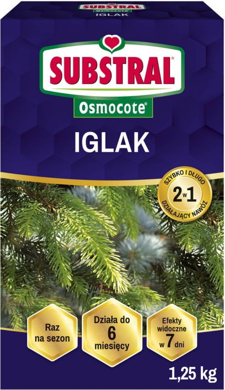 Substral Osmocote 2 i 1 Gødning til Nåletræer 1,25 kg