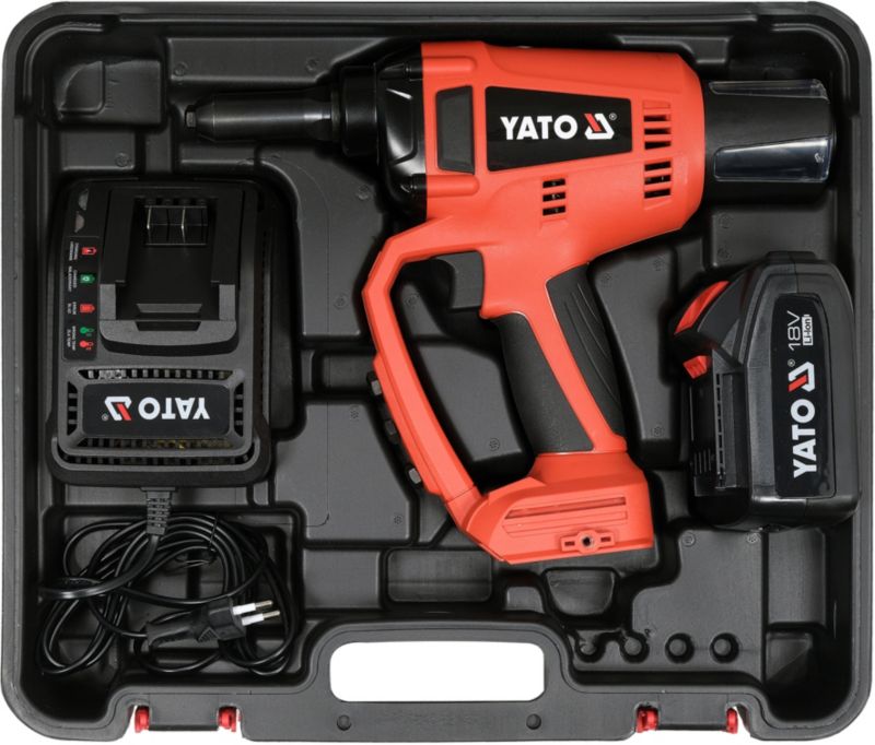 Børsteløs nittemaskine Yato 20000 N 18 V