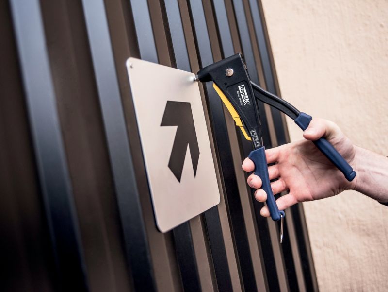 Rapid RP40 Multi nittemaskine til stålnitter med multi-hoved