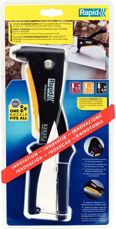 Rapid RP40 Multi nittemaskine til stålnitter med multi-hoved