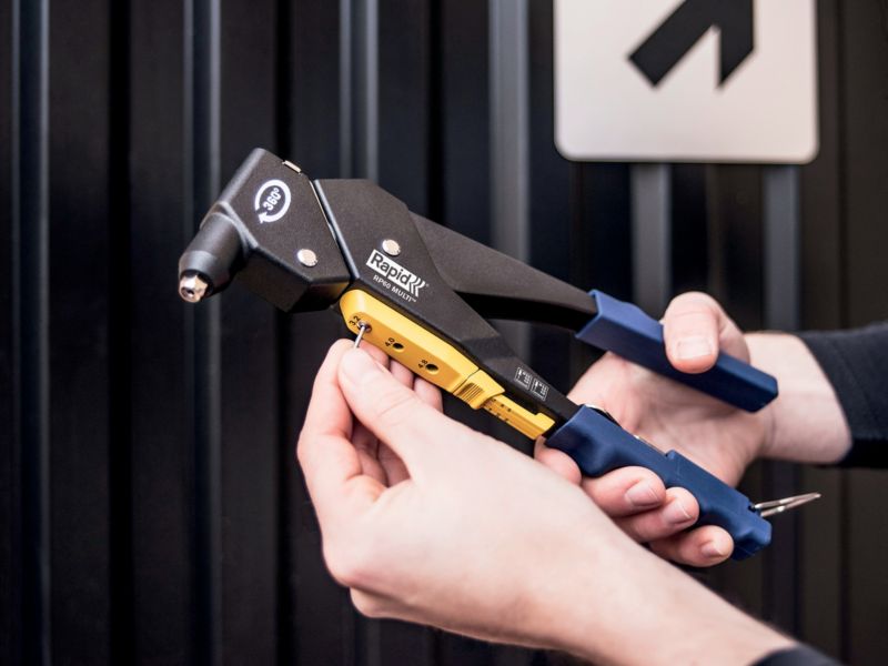 Rotationsnittepistol Rapid RP60 med Multi-hoved