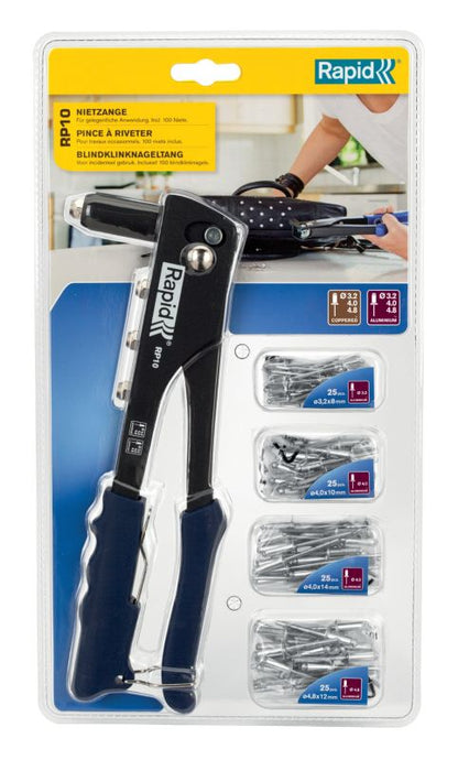 Universal nittemaskine Rapid RP10 + 100 nitter