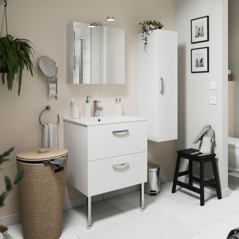 Ben til Aruna-skab i krom