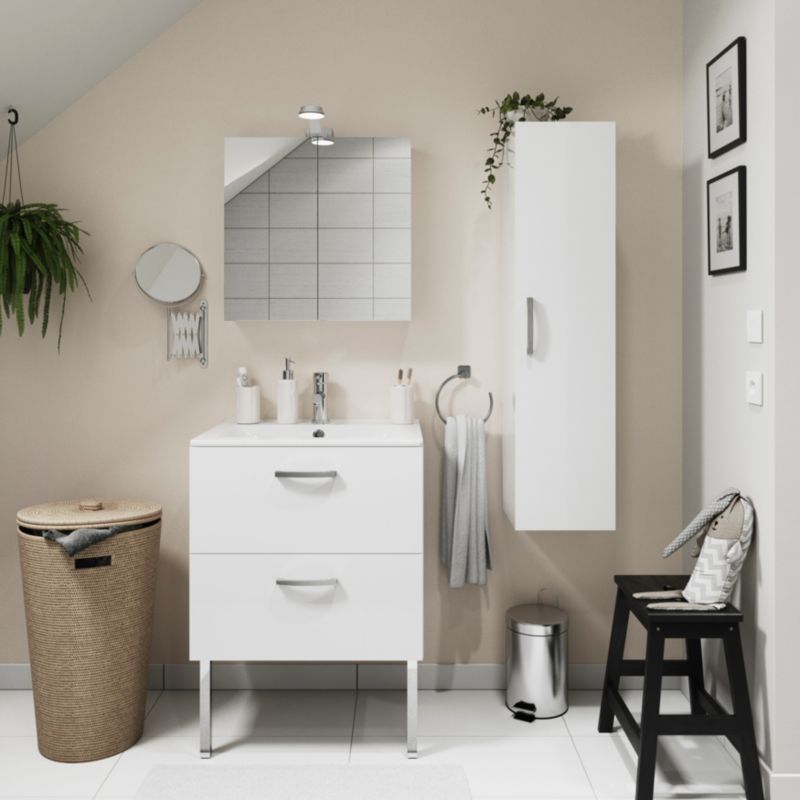 Møbelben Aruna Krom 2-Pak Justerbar 27-29 cm | 5059340162041