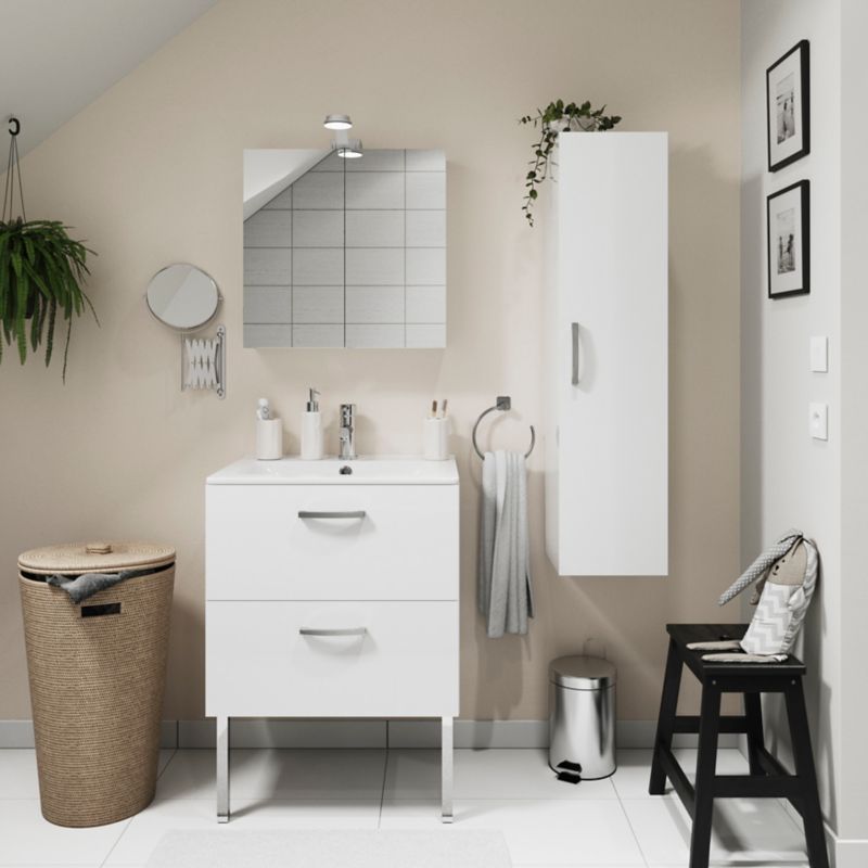 Møbelben Aruna Krom 2-Pak Justerbar 27-29 cm | 5059340162041
