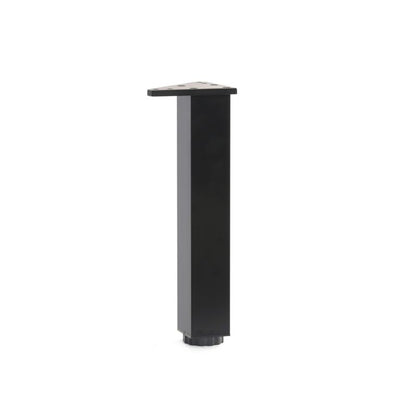 Regulerbare Møbelben til Badeværelsesskab Sort Mat 2 stk. 40x40 mm 231-245 mm