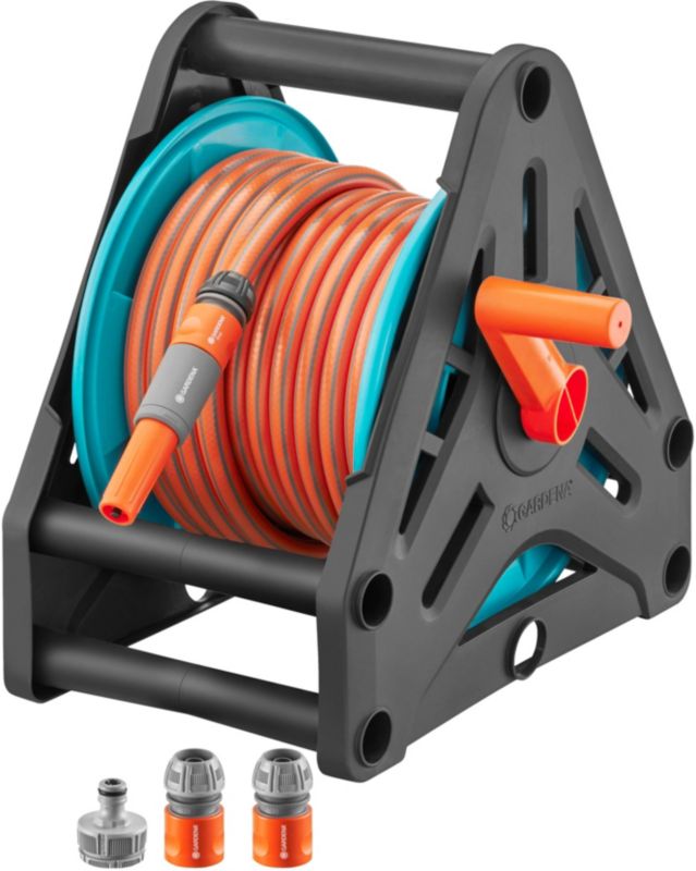 Gardena slangebærer med slange og fittings