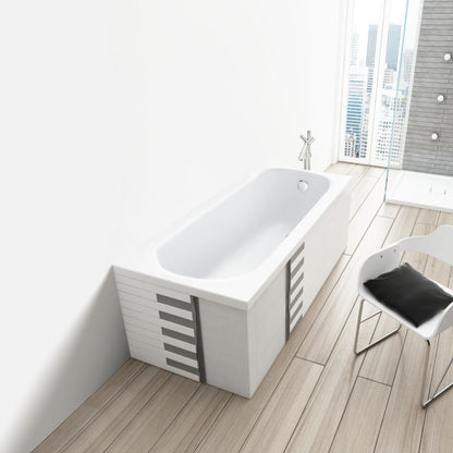 Badekar-bærer til rektangulært badekar 120-140x70x55 cm