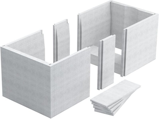 Schedpol styropor vandskålholder 120-140 x 70 x 55 cm