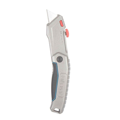 Erbauer kniv med gummigreb og segmentblad