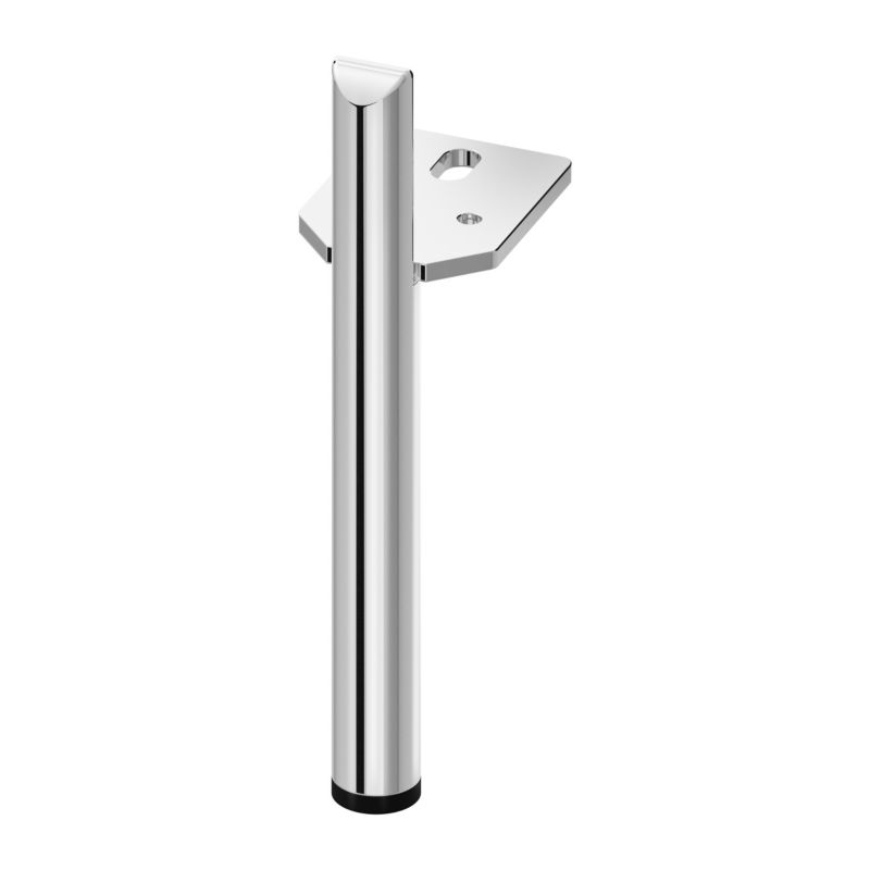 Møbelben Universal 24 cm Krom Rustfrit Stål