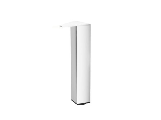 GoodHome Portloe møbelfødder i metal, krom, blank, 2 stk.