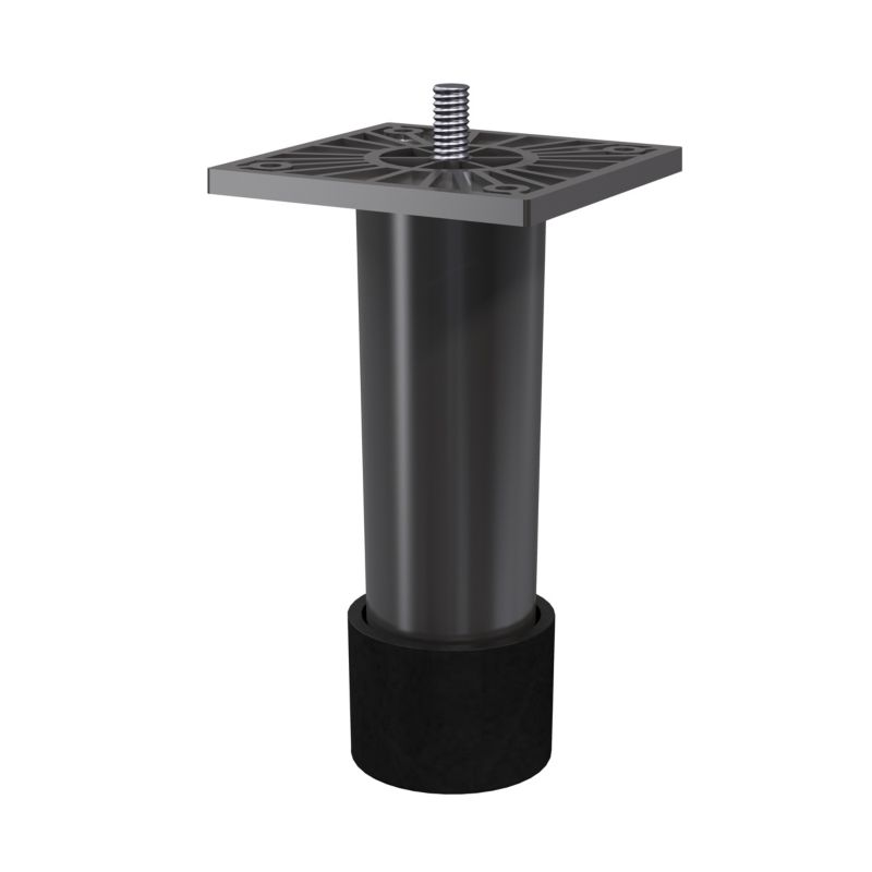 Justerbare ben GoodHome Atomia 11 cm grå 2 stk.