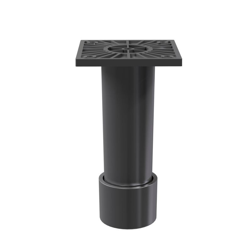 Justerbare ben GoodHome Atomia 11 cm grå 2 stk.