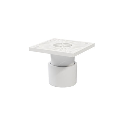 Justerbare ben GoodHome Atomia 5 cm hvide 2 stk.