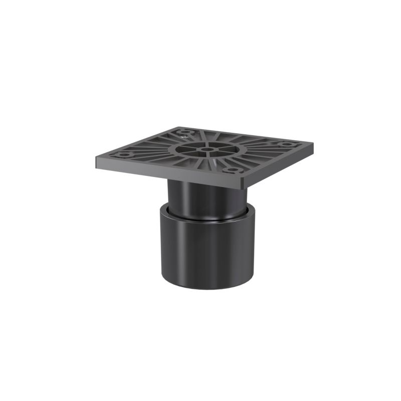 Justerbare ben GoodHome Atomia 5 cm grå 2 stk.