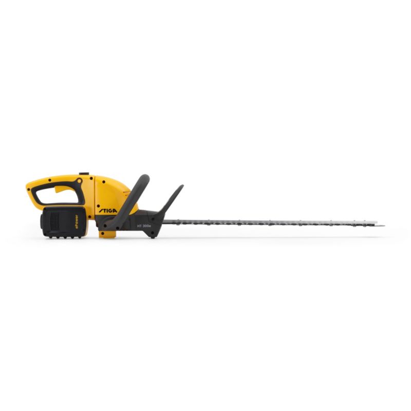 Stiga 300E akku-hækkeklipper med 54 cm laserskåret klinge