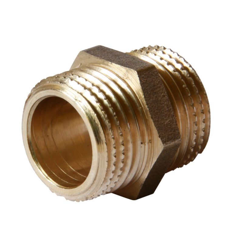 Nippel 1/2" i messing