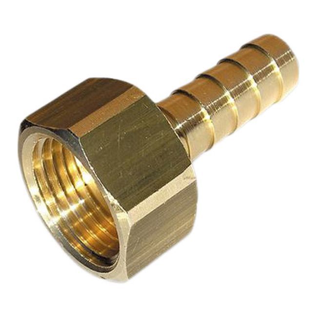 Nippel til gas slange 1/2" 9 mm