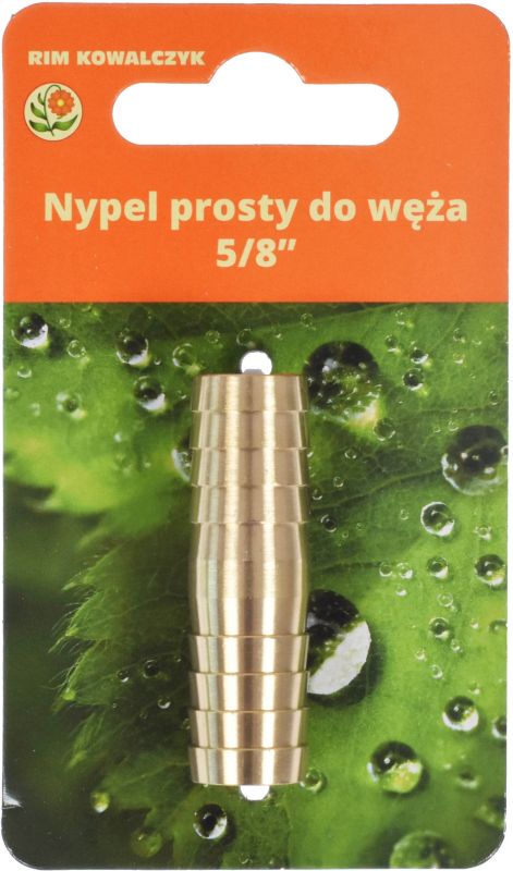 Nipler lige 5/8" - 15 mm