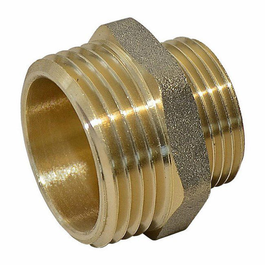 Reduktionsnippel 1" x 3/4" i messing