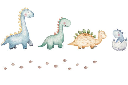 Børneseng LUK med Skuffe og Sengehest 140x70 cm Dinosaur