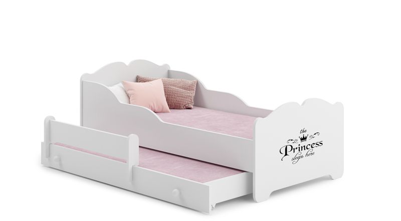 Dobbelt Køjeseng ANNA 160x80 Princess Hvid