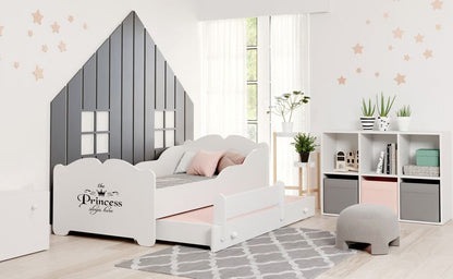 Dobbelt Køjeseng ANNA 160x80 Princess Hvid