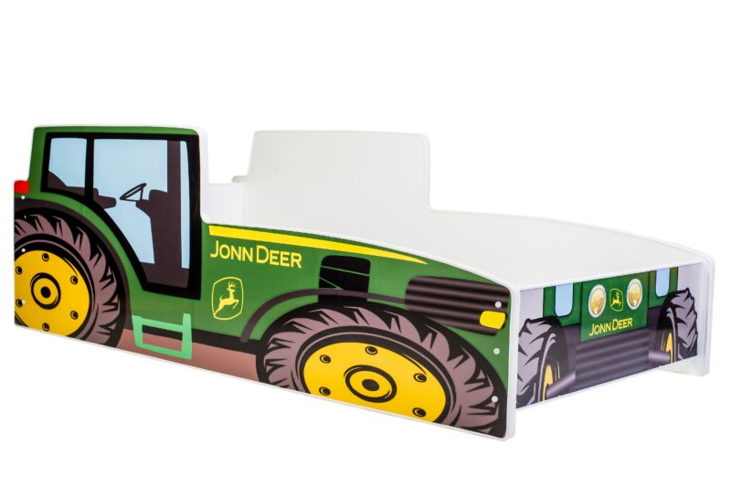 Børneseng Kobi Traktor 160x80 cm Grøn med Madras