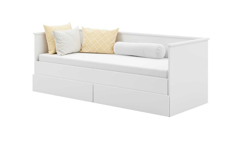 Uddragsseng HELIOS 200x80/200x160 cm Hvid