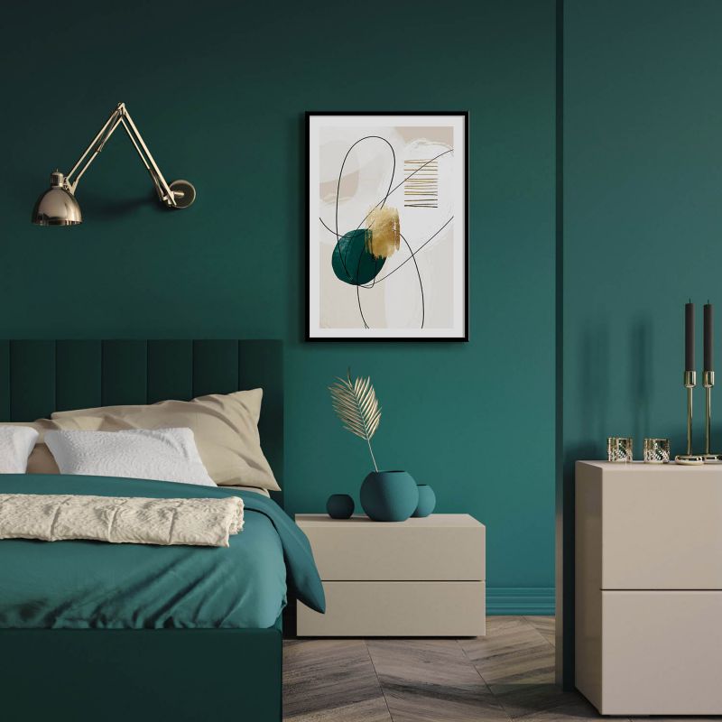Artbox Green Shape billede 50 x 70 cm 110