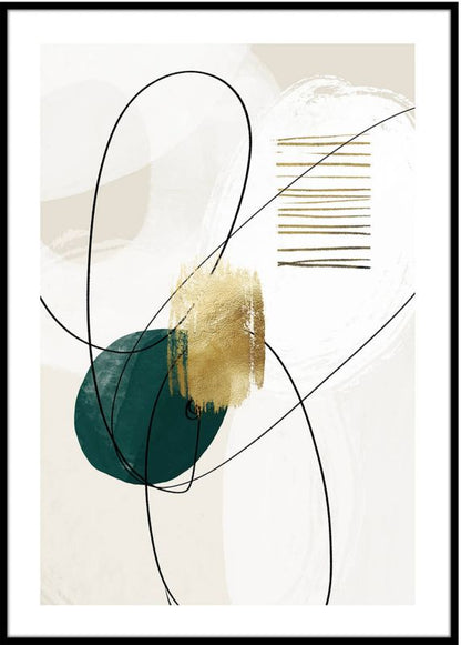 Artbox Green Shape billede 50 x 70 cm 110