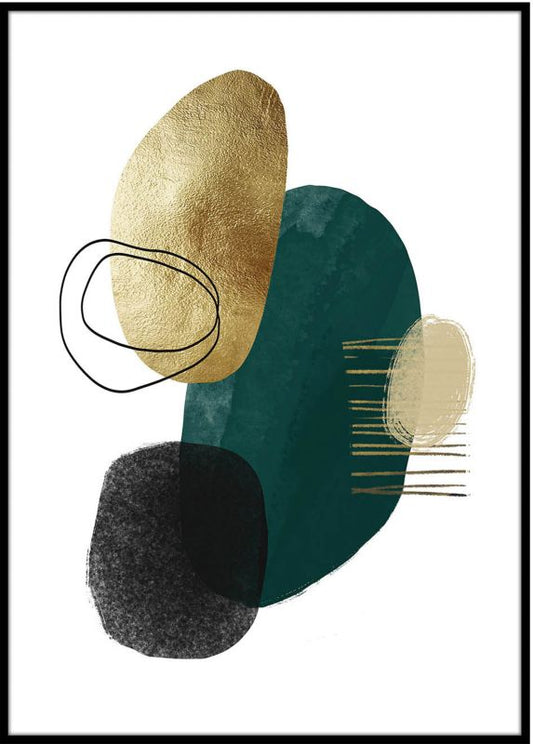 Artbox Green Shape billede 50 x 70 cm 111