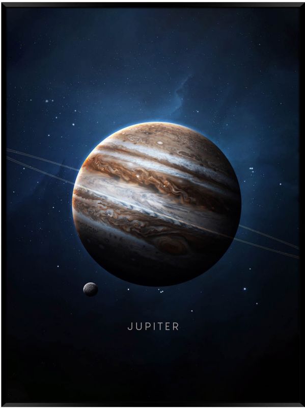 Artbox Jupiter billede 50 x 70 cm