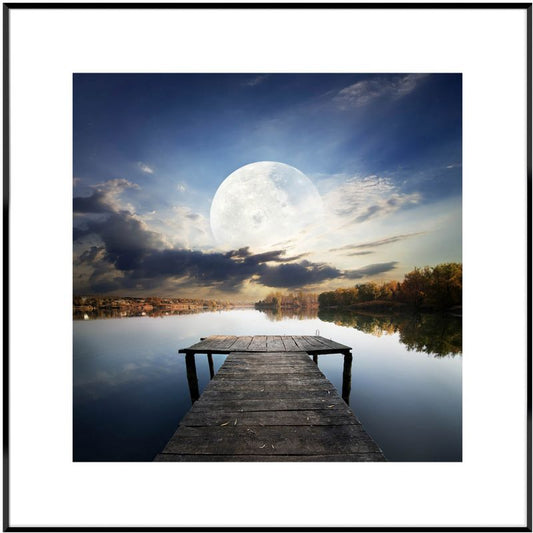 Artbox Moon Jetty billede 50 x 50 cm