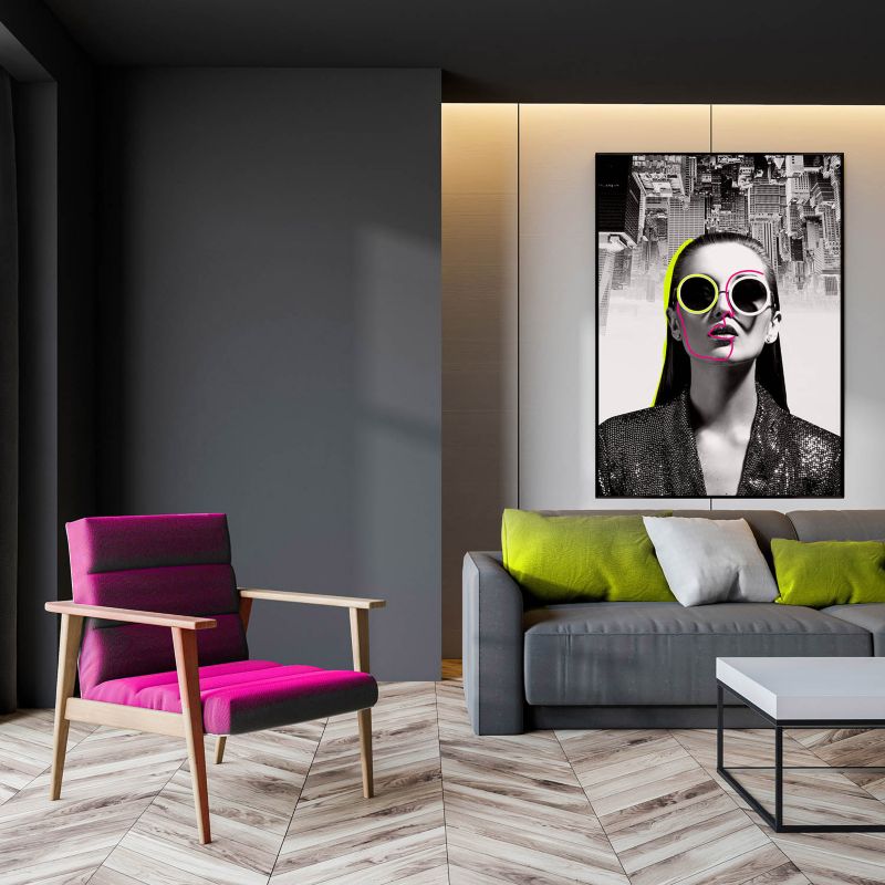 Artbox Sequin billede 70 x 100 cm