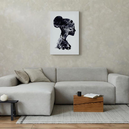 Artgeist abstrakt profil billede 60 x 90 cm non-woven lærred 1 stk