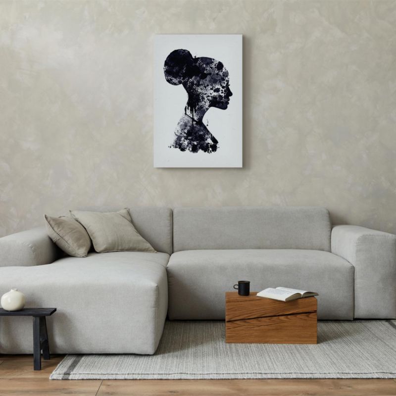 Artgeist abstrakt profil billede 80 x 120 cm non-woven 1 stk