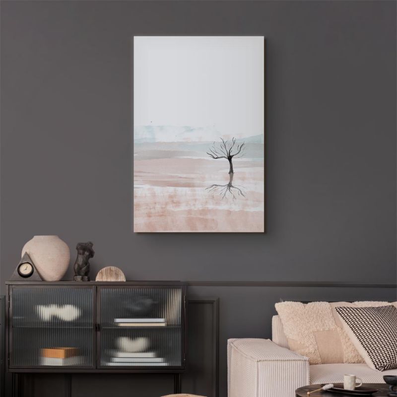 Artgeist akvarellandskab 20 x 30 cm italiensk lærred 1 stk