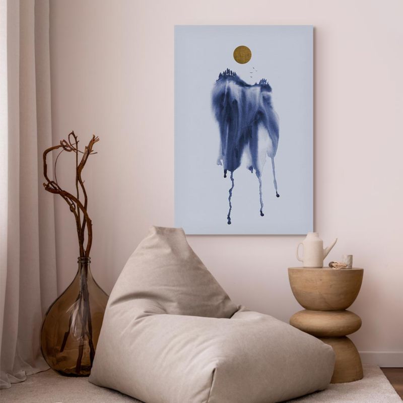 Artgeist akvarel skov 80 x 120 cm italiensk lærred 1 stk