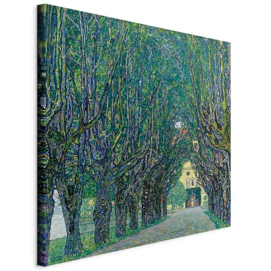 Artgeist billede Aleje af træer 40 x 40 cm italiensk lærred 1 stk