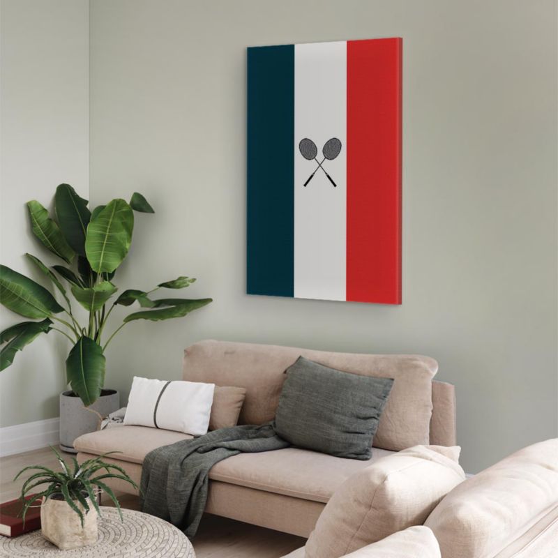 Artgeist badminton billede 20 x 30 cm non-woven lærred 1 stk