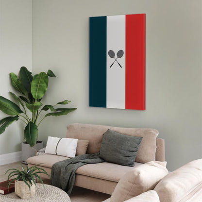 Artgeist badminton billede 20 x 30 cm non-woven lærred 1 stk