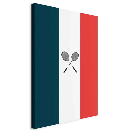 Artgeist badminton billede 60 x 90 cm italiensk lærred 1 stk